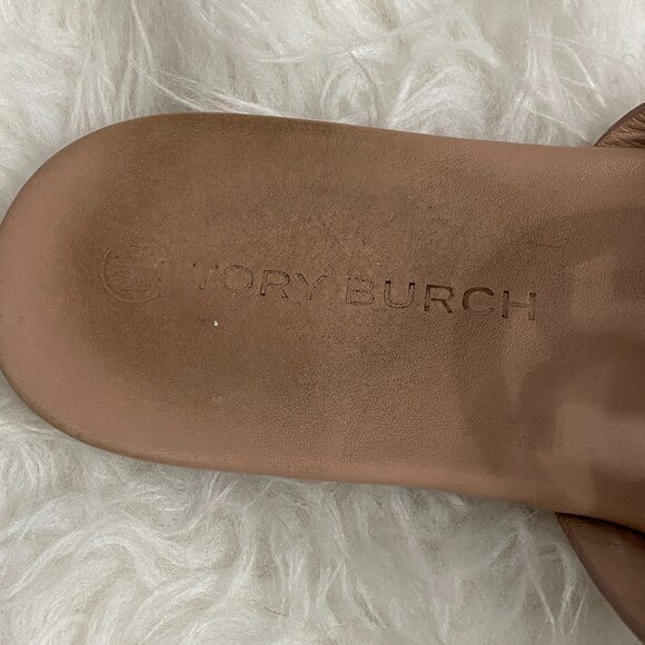 Tory Burch Women Sandals Miller Light Sand Size 9 - Picture 5 of 6
